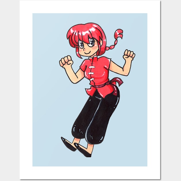 Ranma 1/2 Wall Art by LittleGreenHat